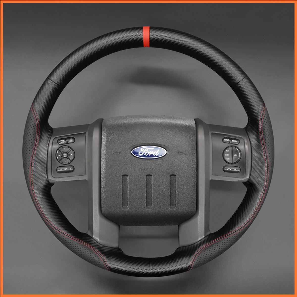 MEWANT Lenkradbezug für Ford F-250 F-350 F450 F550 XL 2008-2016 / Expedition 2007-2014 - Mewant.de