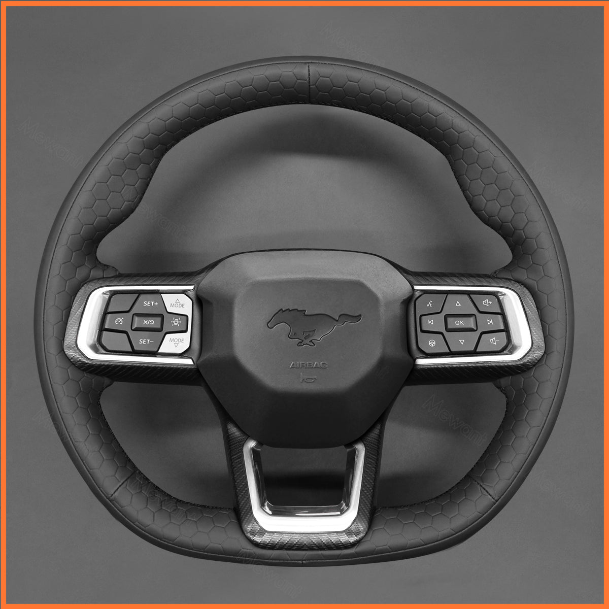 MEWANT Lenkradbezug für Ford Mustang 2024