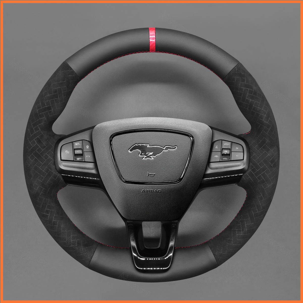 MEWANT Lenkradbezug für Ford Mustang Mach-E 2021-2024