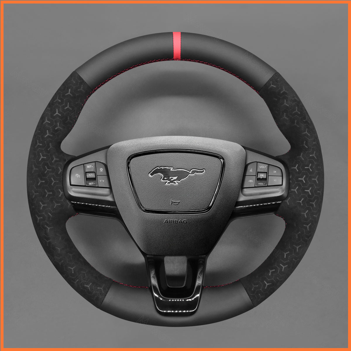 MEWANT Lenkradbezug für Ford Mustang Mach-E 2021-2024