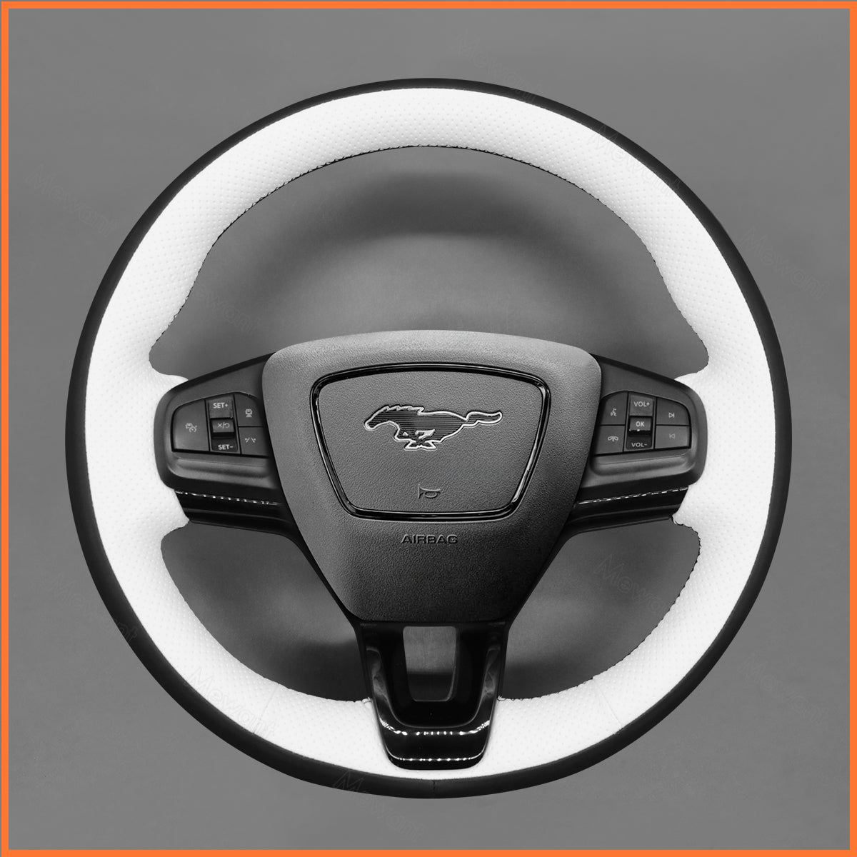 MEWANT Lenkradbezug für Ford Mustang Mach-E 2021-2024