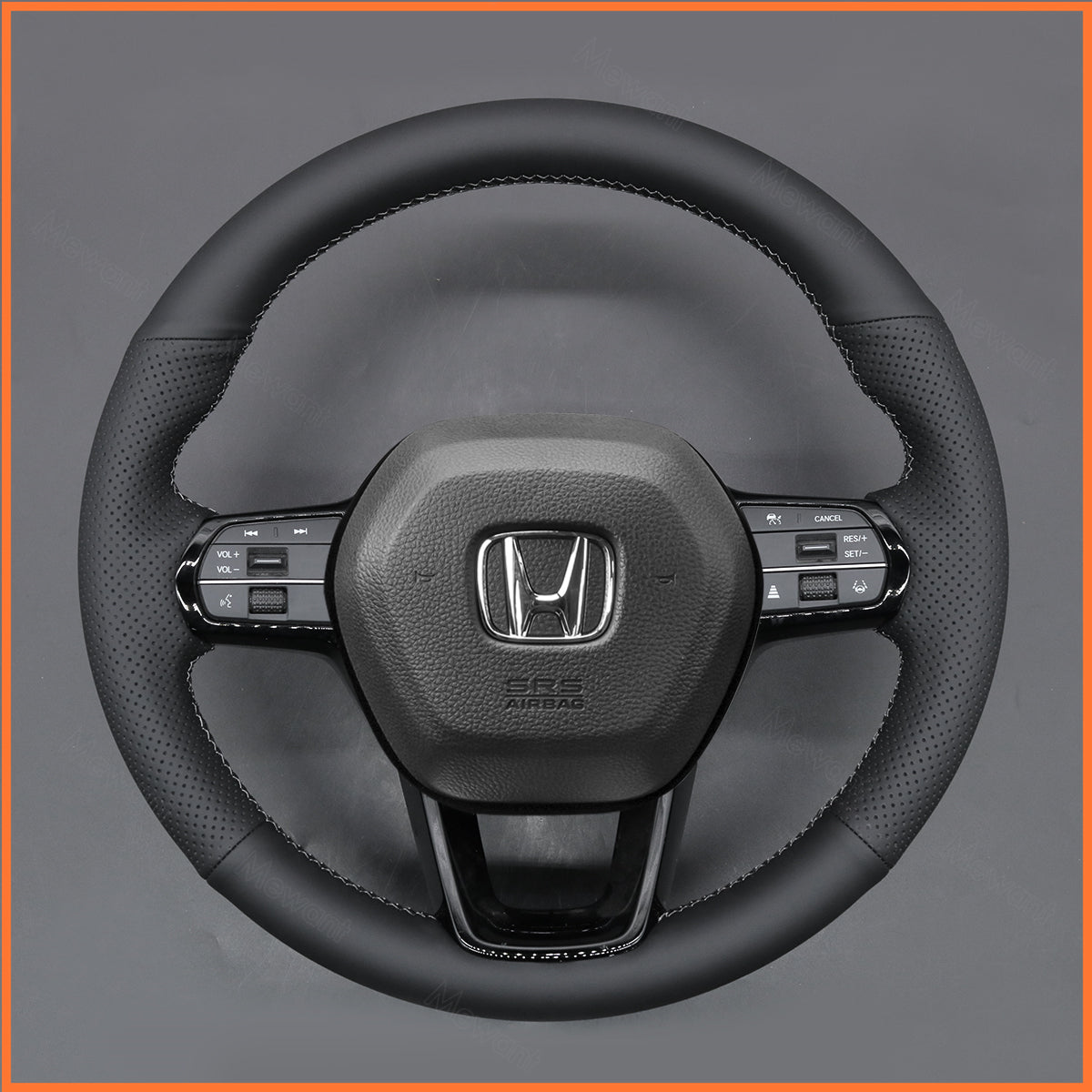 MEWANT Steering Wheel Cover for Honda Civic 11 HRV 2022 -2024 Accord 2023-2024