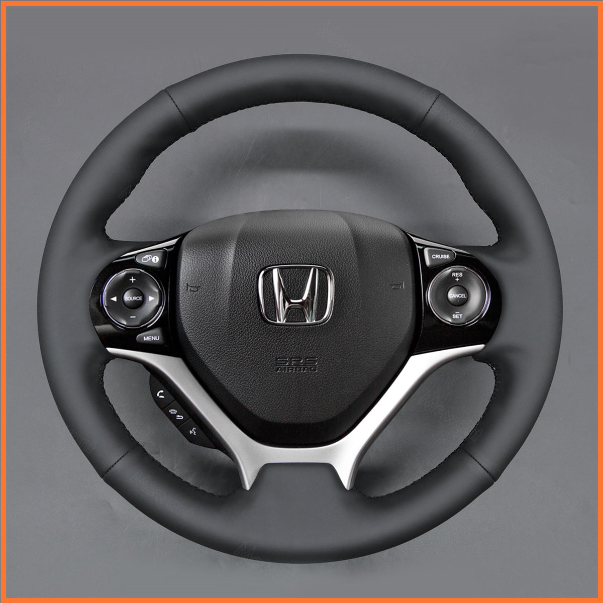 MEWANT steering wheel cover for Honda Civic 9 2012-2017
