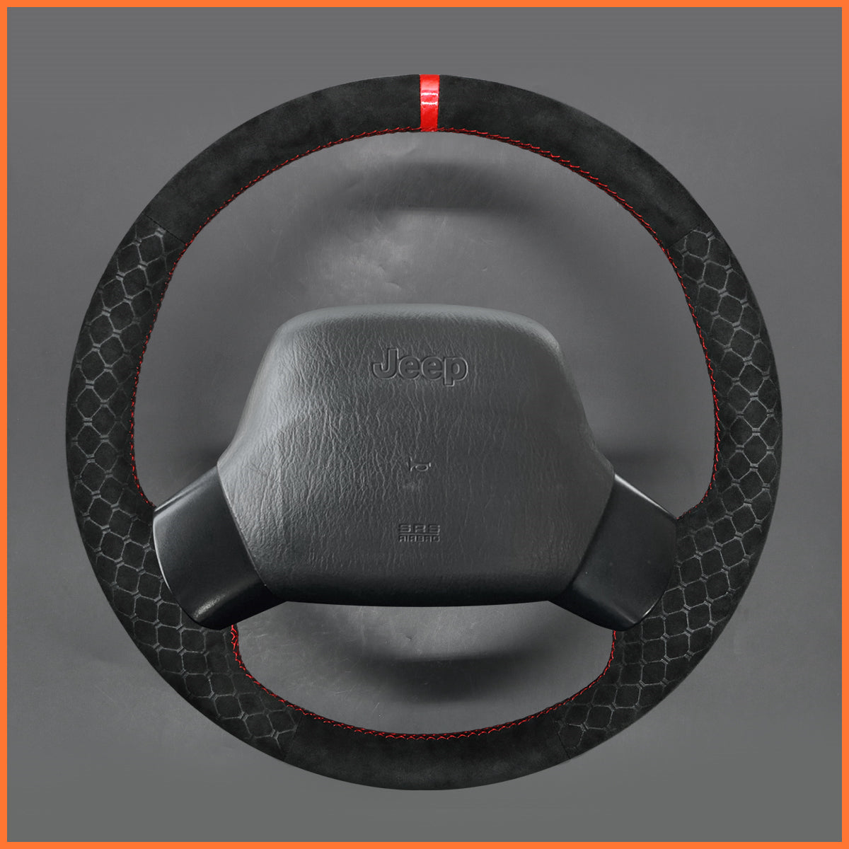 MEWANT Lenkradbezug für Jeep Wrangler TJ Cherokee XJ 1997-2002