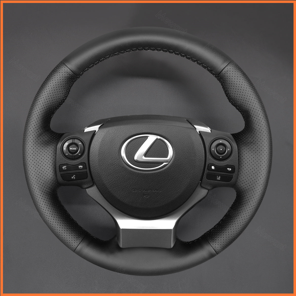 MEWANT Steering Wheel Cover for Lexus IS200t 2016 2017 IS250 2014 2015 IS300 IS350 IS F-Sport Lexus RC 300