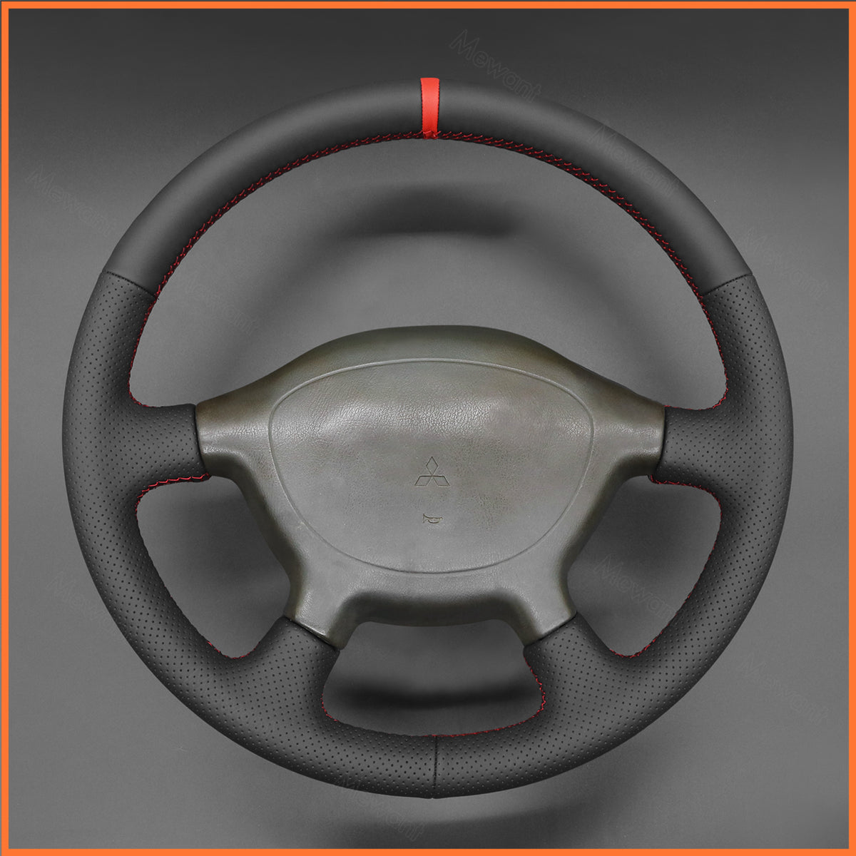 MEWANT Steering Wheel Cover for Mitsubishi L200 1995-2005 Triton 1997-2005 Chariot 1992-1996