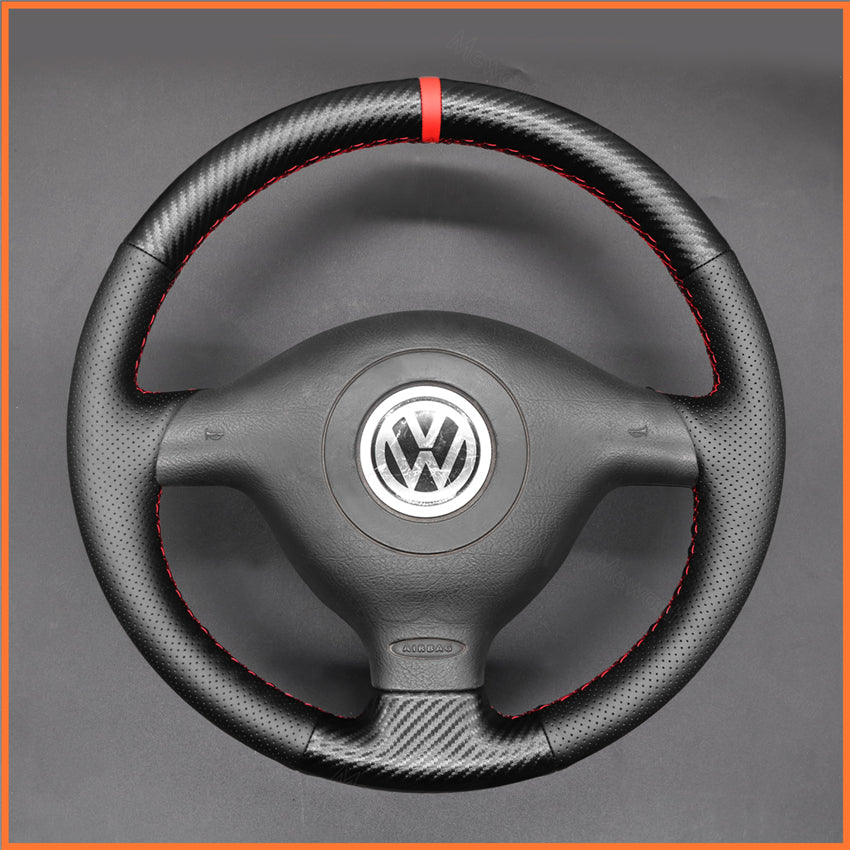 MEWANT Lenkradbezug für Skoda Fabia 1 6Y Golf 4 IV Passat B5 Passat Variant Bora Sharan 1998-2005