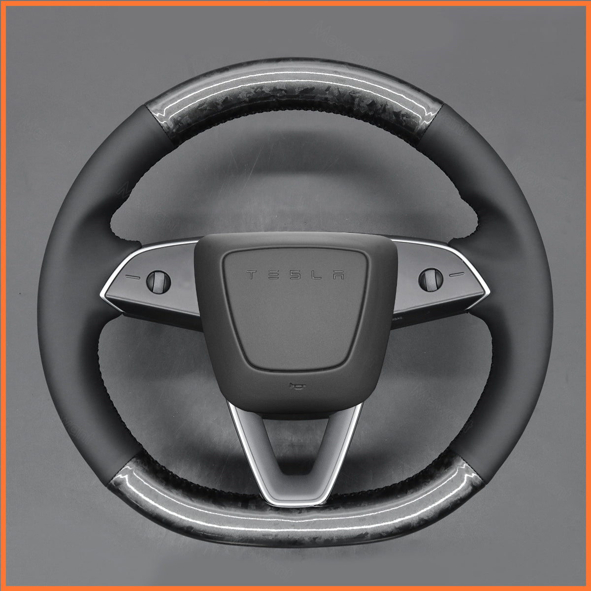 MEWANT Lenkradbezug für Tesla Model S 2022-2023 / Model X 2022-2023