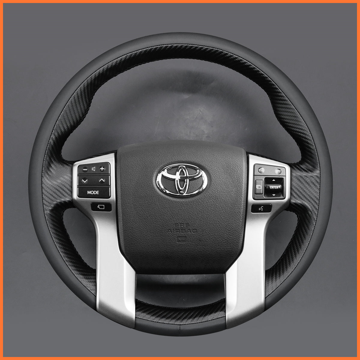 MEWANT Lenkradbezug für Toyota 4Runner / Land Cruiser 150 Series J150 / Sequoia / Tacoma / Tundra 2014-2022 - Mewant.de