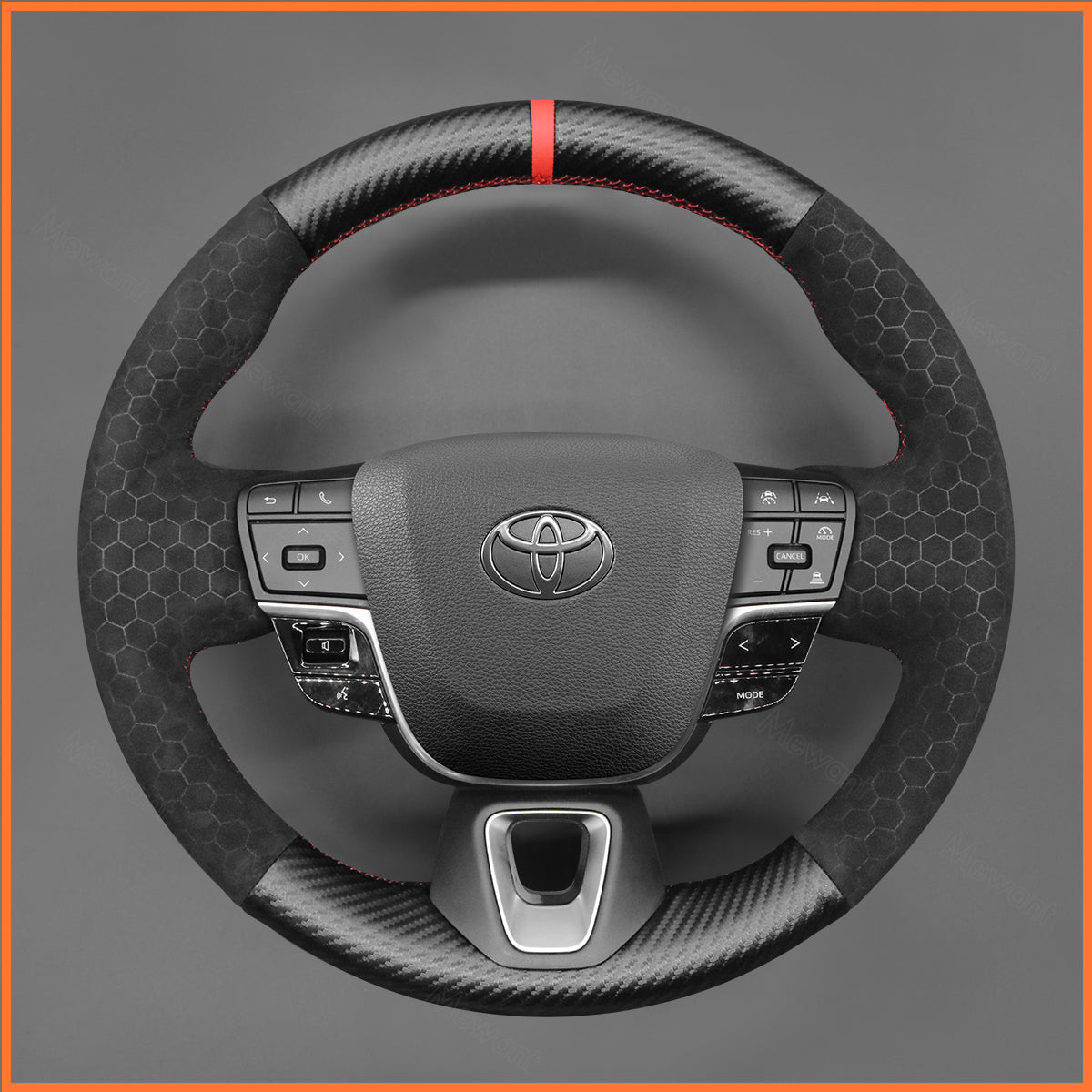 MEWANT Steering Wheel Cover for Toyota Crown 2023-2024