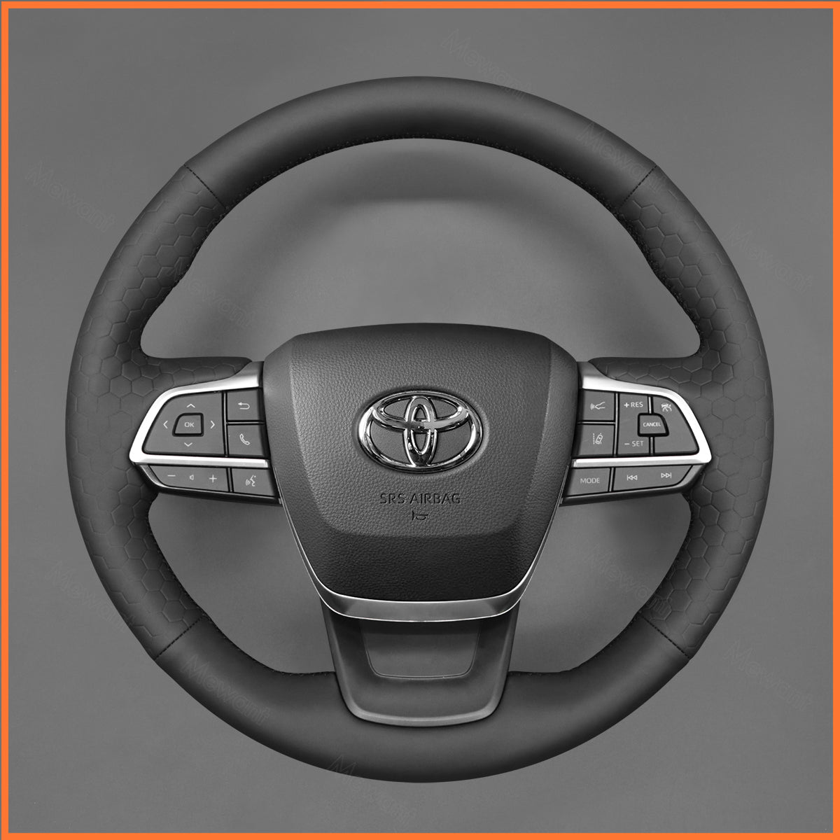 MEWANT Steering Wheel Cover for Toyota Highlander 2020-2024 / Sienna 2021-2025