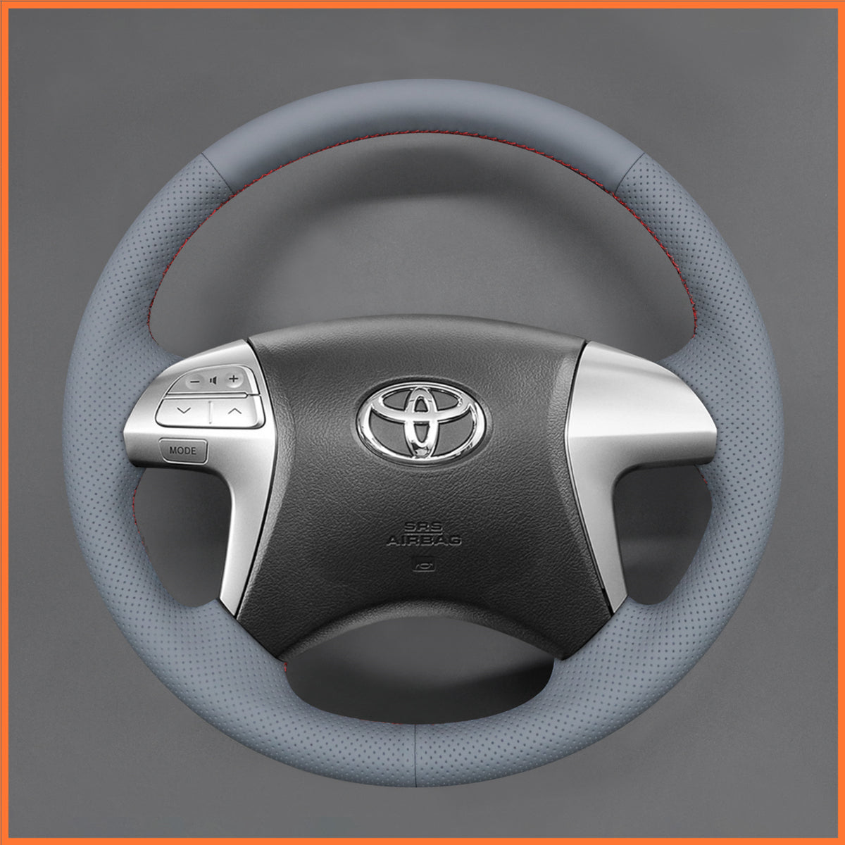 MEWANT Steering Wheel Cover for Toyota Highlander Camry Isis Mark X Zio Premio Noah VoxyPrevia Estima 2006-2015