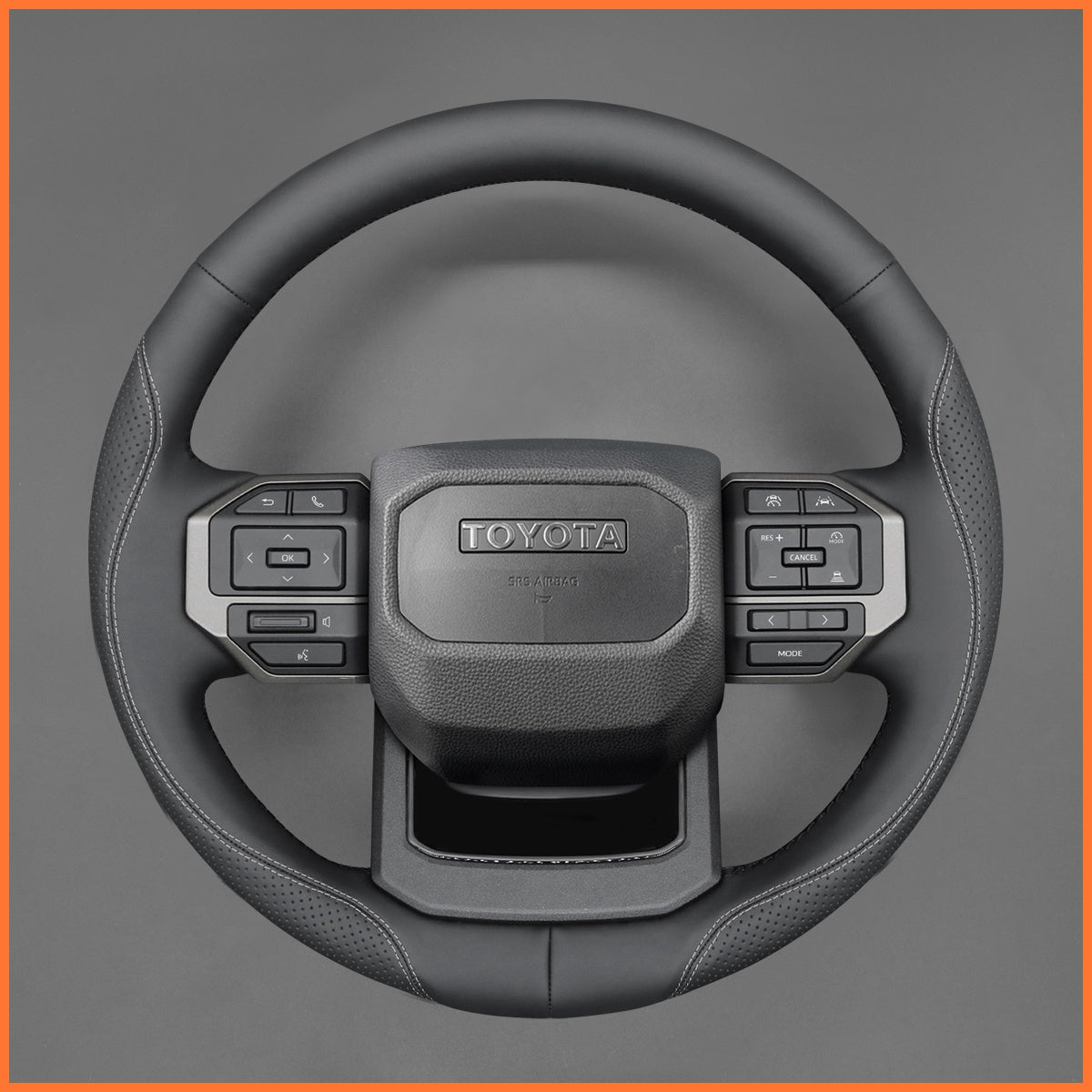 MEWANT Steering Wheel Cover for Toyota Land Cruiser 2024-2025