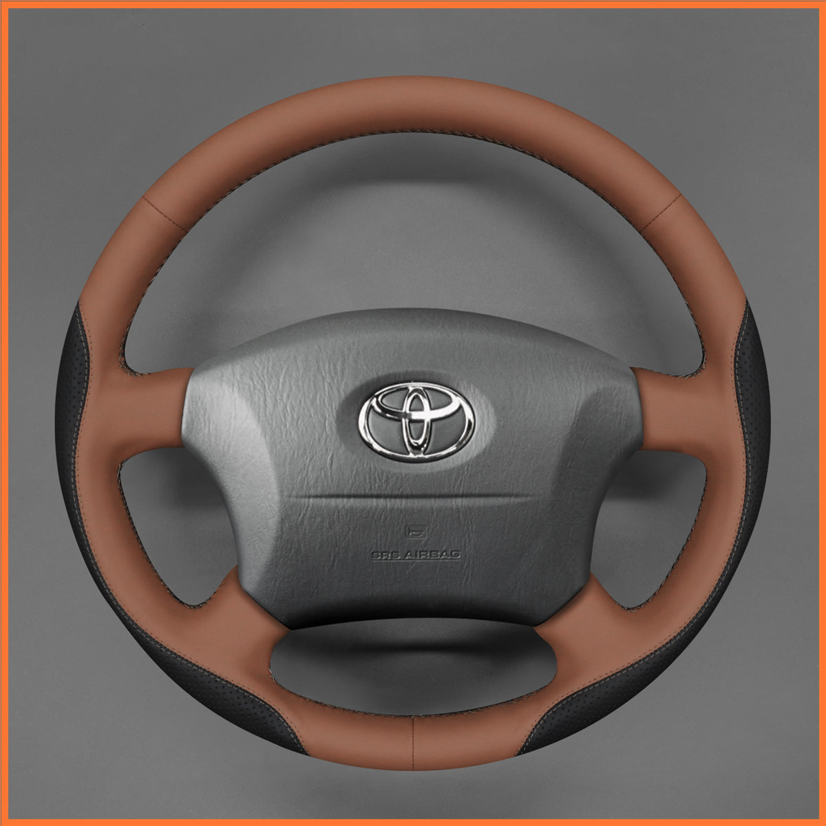 MEWANT Steering Wheel Cover for Toyota Land Cruiser Land Cruiser Prado 1996-2002