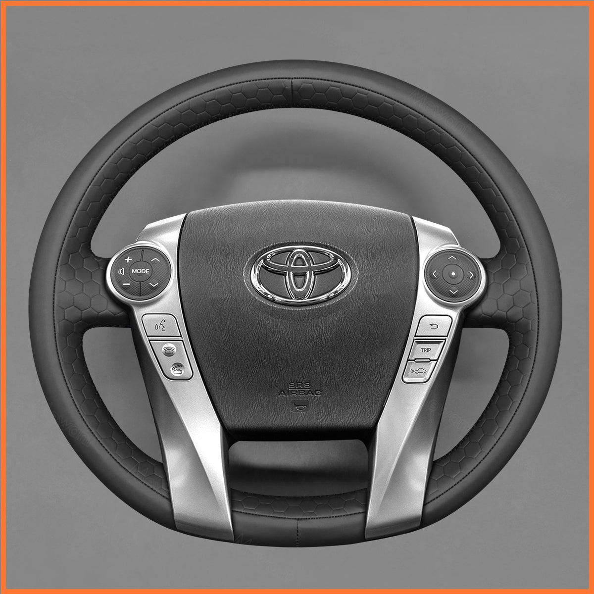 MEWANT Lenkradbezug für Toyota Prius 30(XW30) 2009-2015 / Prius+ 2011-2020 / Prius C 2011-2020 / Prius V 2011-2020 / Aqua 2014-2015