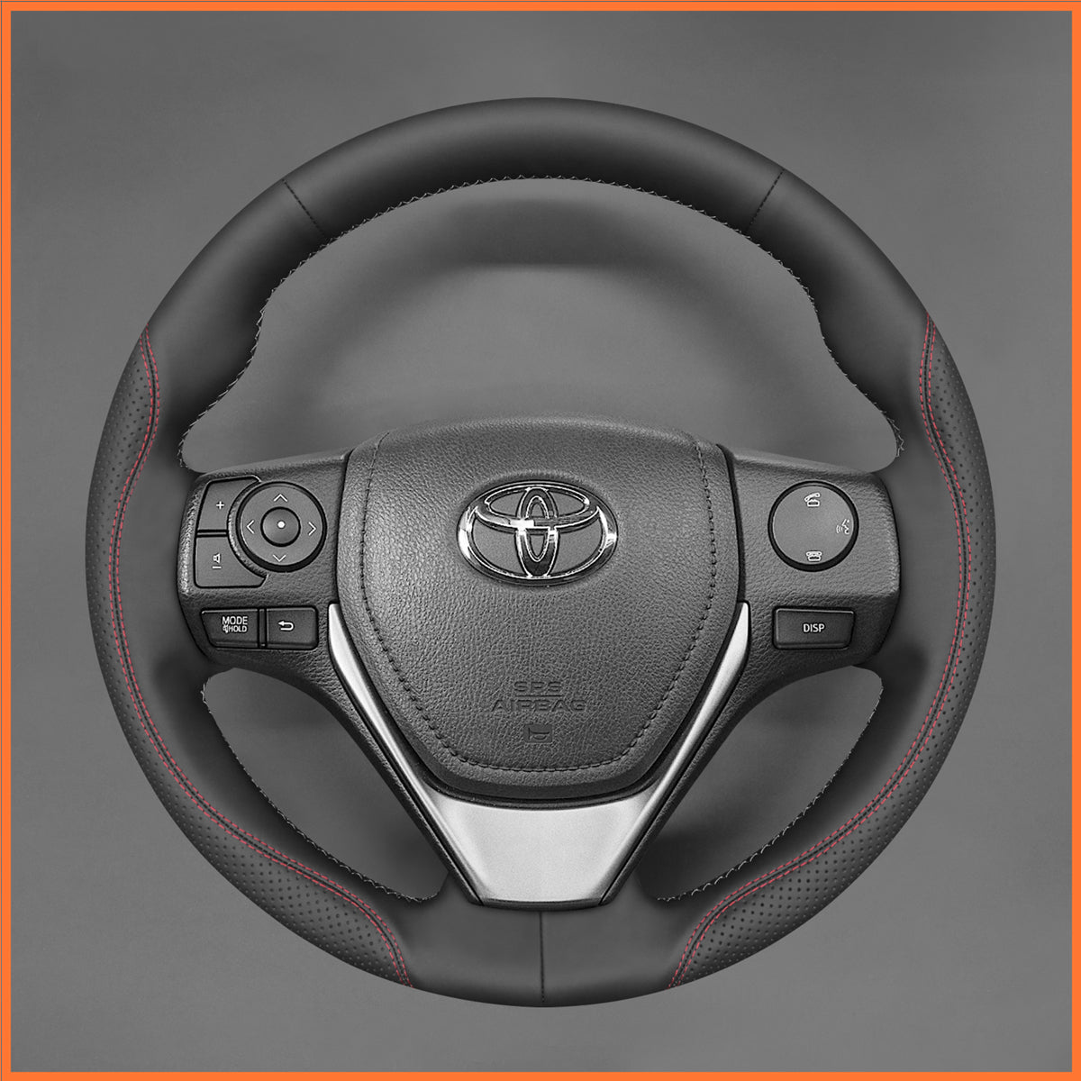 MEWANT Steering Wheel Cover for Toyota RAV4 Corolla Auris Isis Corolla iM 2012-2019