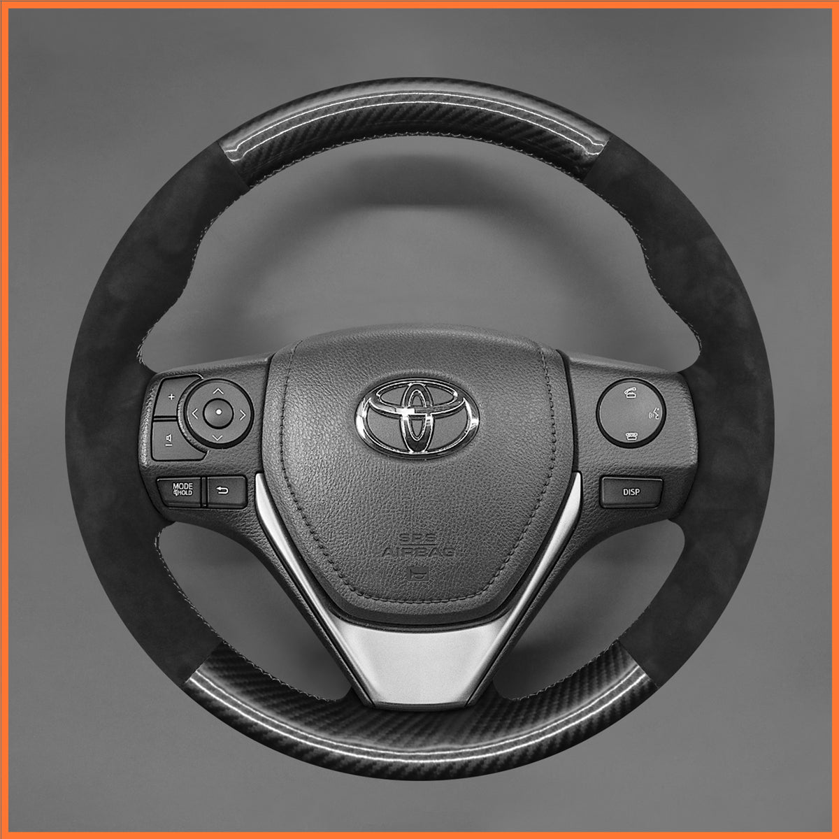 MEWANT Steering Wheel Cover for Toyota RAV4 Corolla Auris Isis Corolla iM 2012-2019