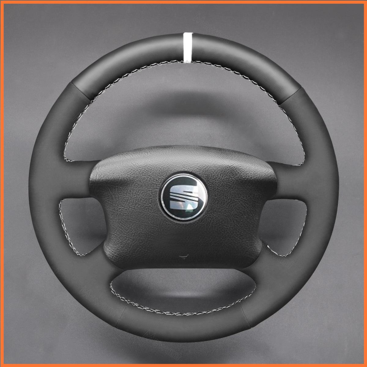 MEWANT Steering Wheel Cover for VW Golf 4 IV Passat B5 Passat Variant Sharan Bora T4 T5 1997-2004