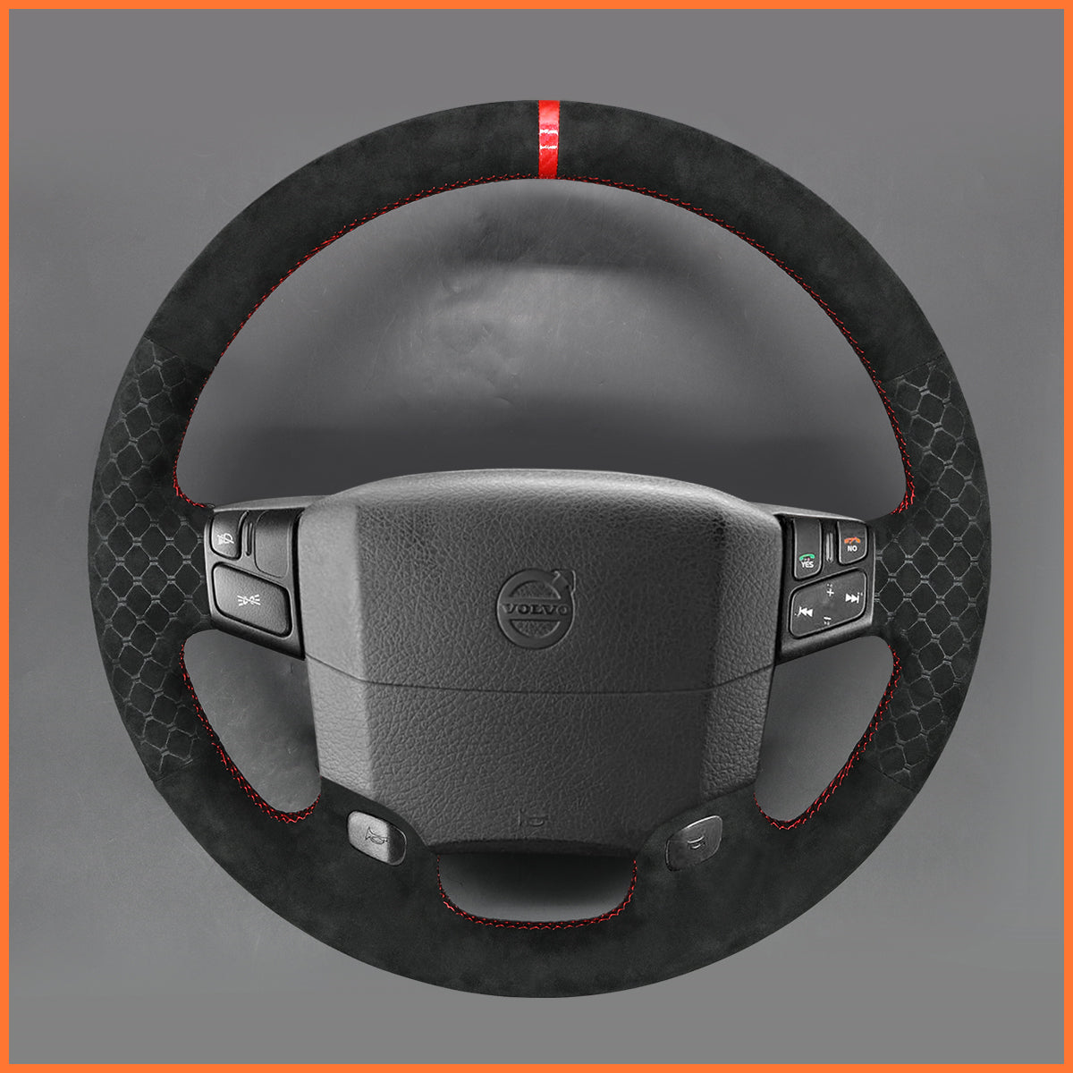 MEWANT Steering Wheel Cover for Volvo VNL VNR FM FH 2004-2016