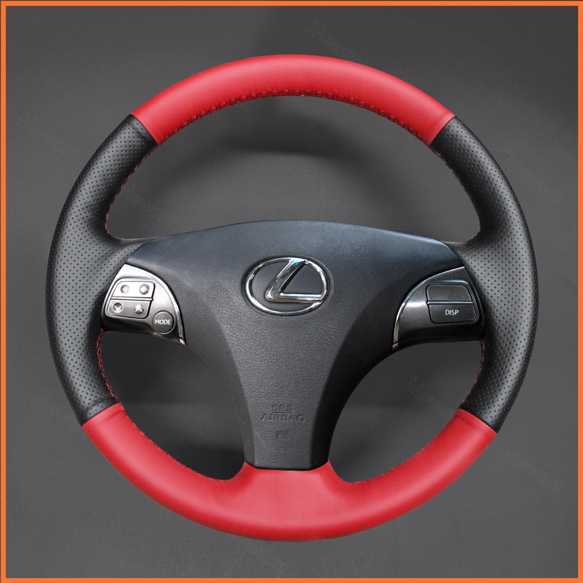 MEWANT Steering Wheel Cover for Lexus ES240 ES250 ES300 ES350 2007-2012 / Lexus GS350 GS450h GS460 2009 2010