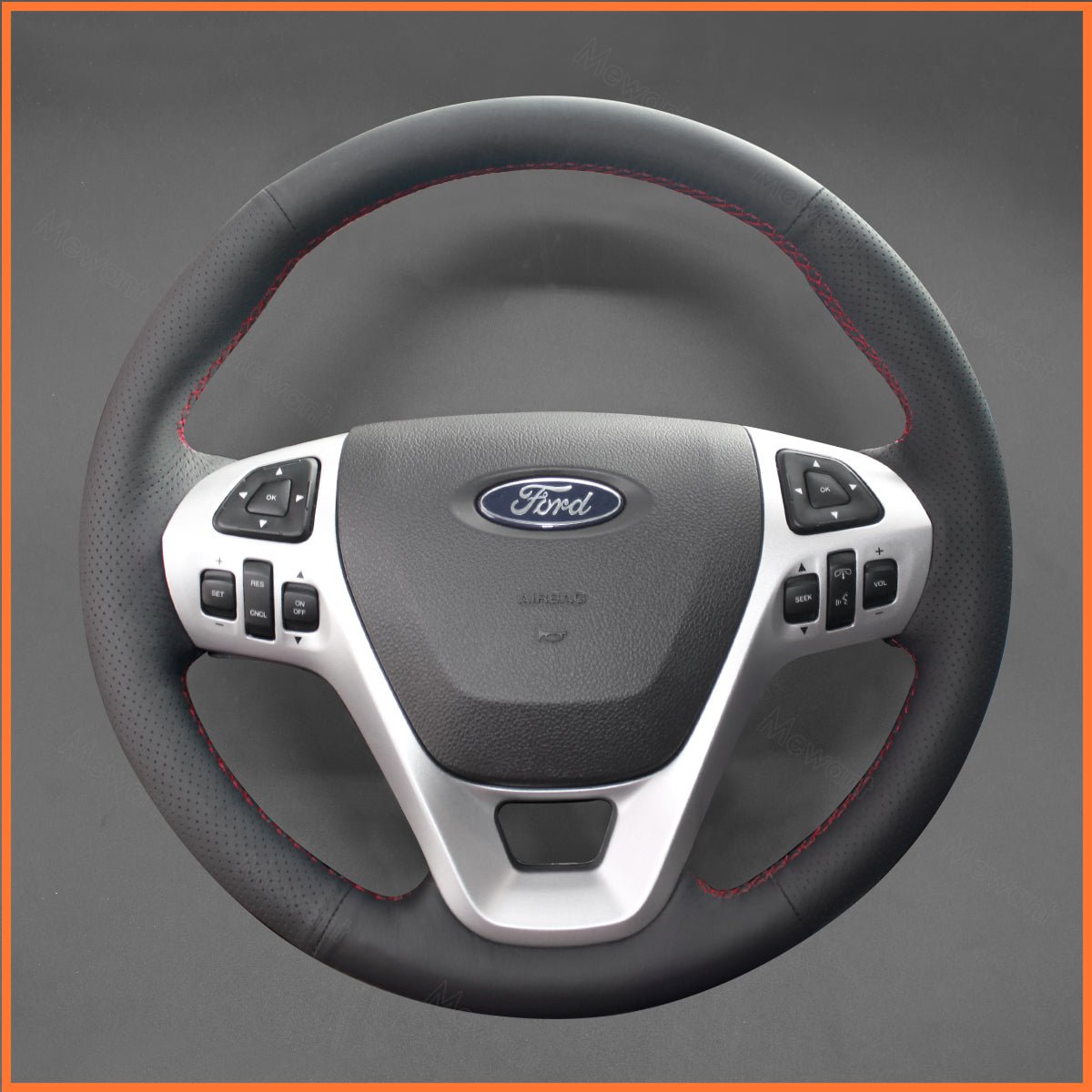 Lenkradbezug für Ford Edge 2011 - 2014 / Explorer 2011 - 2019 / Flex 2013 - 2019 - Mewant.de