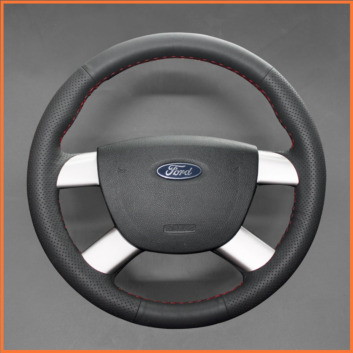 Lenkradbezug für Ford Focus II / Focus CC / C - MAX (Focus C - Max) / Kuga / Transit / Transit Connect / Tourneo Connect - Mewant.de