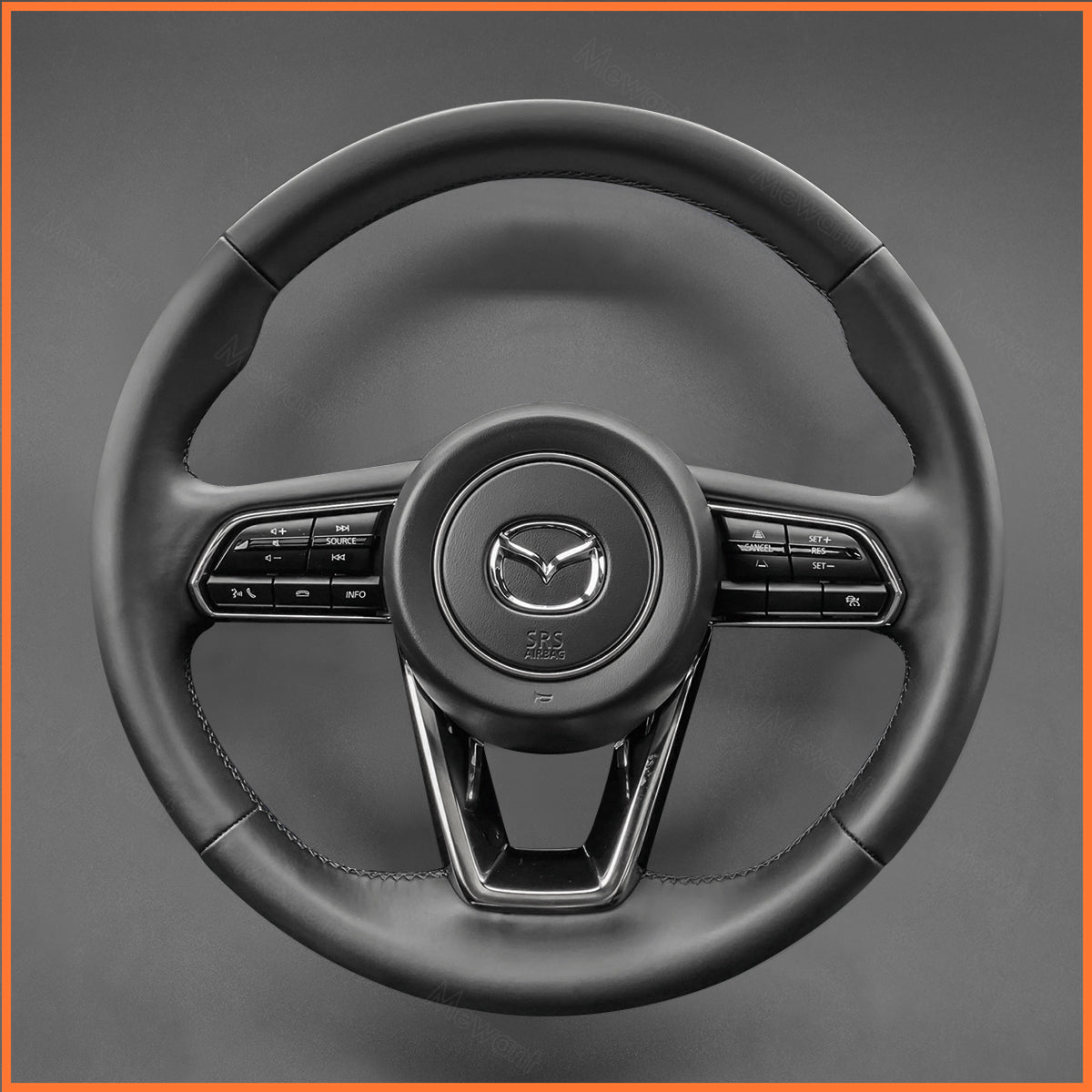 MEWANT Steering Wheel Cover for Mazda CX-90 CX-60 2023 2024