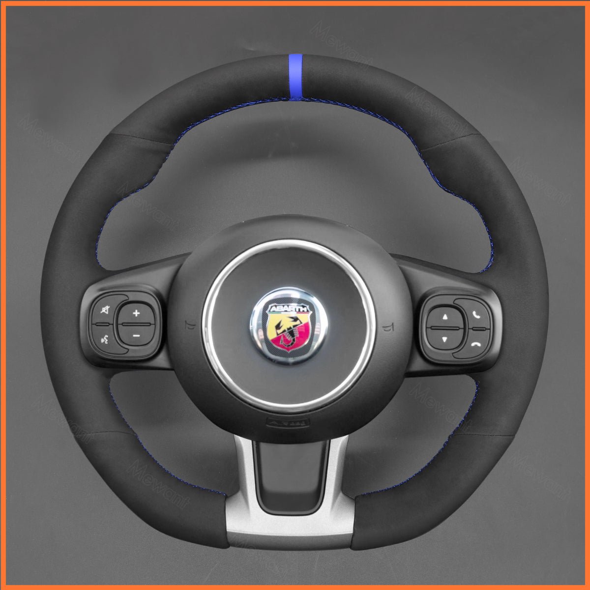 MEWANT Lenkradbezug für Abarth 595 / 595C / 695 / 695C 2016 - 2021 / Fiat 500 500C 2016 - 2021 - Mewant.de