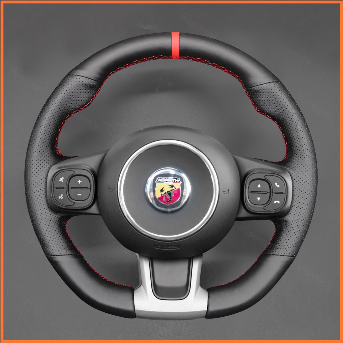MEWANT Lenkradbezug für Abarth 595 / 595C / 695 / 695C 2016 - 2021 / Fiat 500 500C 2016 - 2021 - Mewant.de