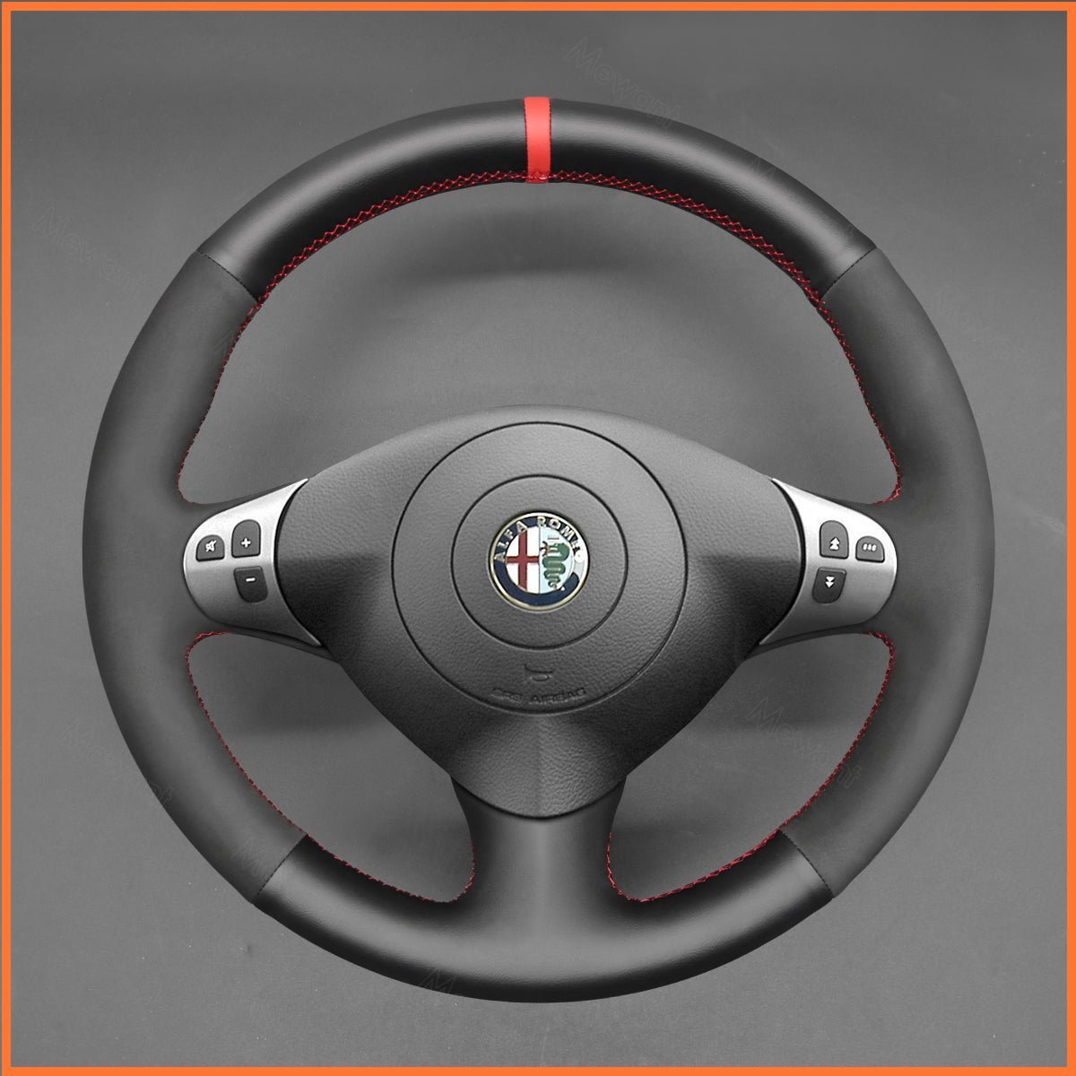 MEWANT Lenkradbezug für Alfa Romeo 147 2000 - 2010 / 156 2003 - 2007 / Crosswagon 2004 - 2005 - Mewant.de