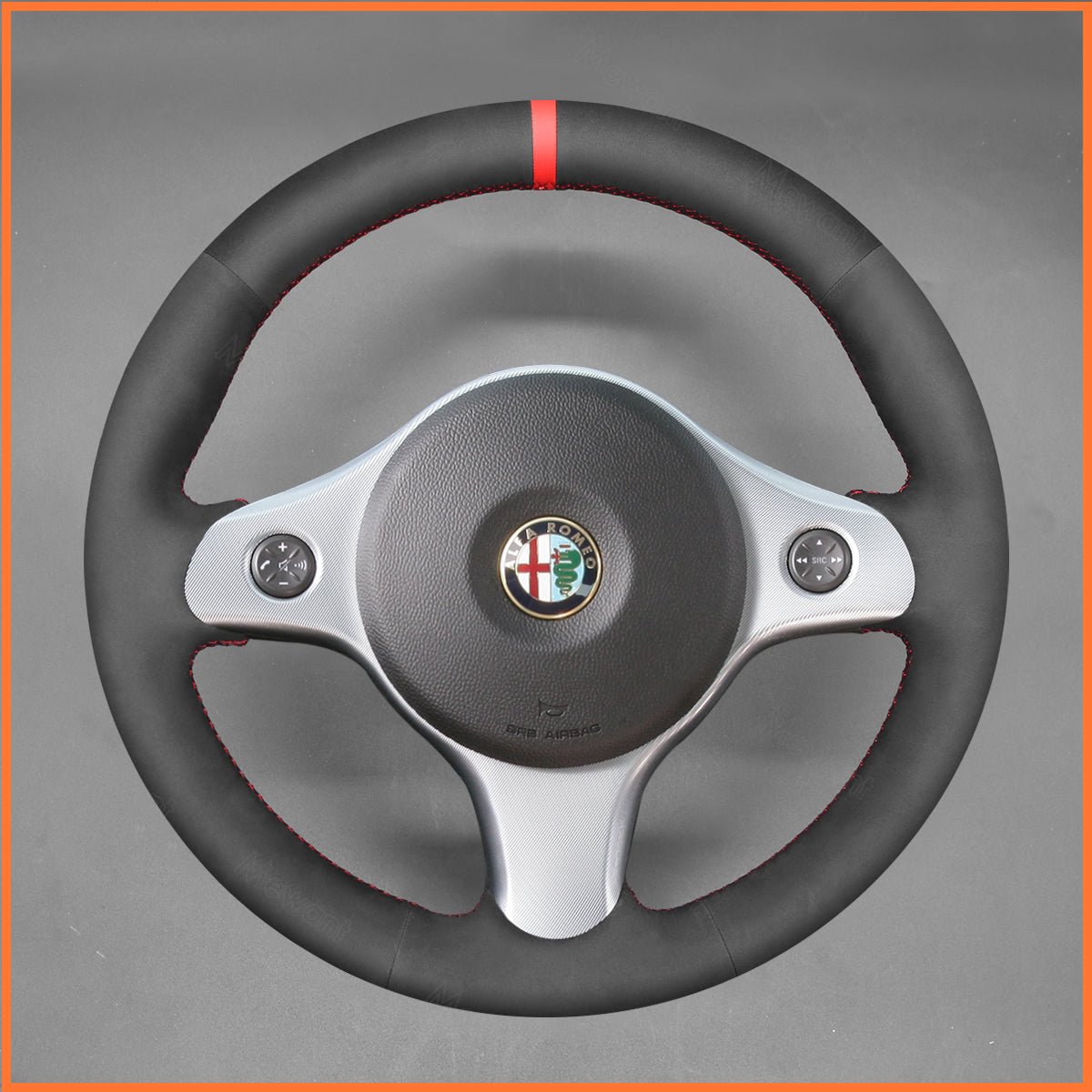MEWANT Lenkradbezug für Alfa Romeo 159 2006 - 2012 / Brera 2006 - 2011 / Spider 2006 - 2011 - Mewant.de