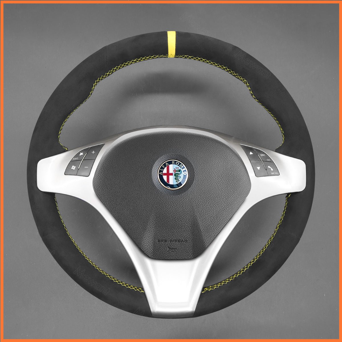 MEWANT Lenkradbezug für Alfa Romeo Giulietta 2010 - 2014 / MiTo 2008 - 2015 - Mewant.de