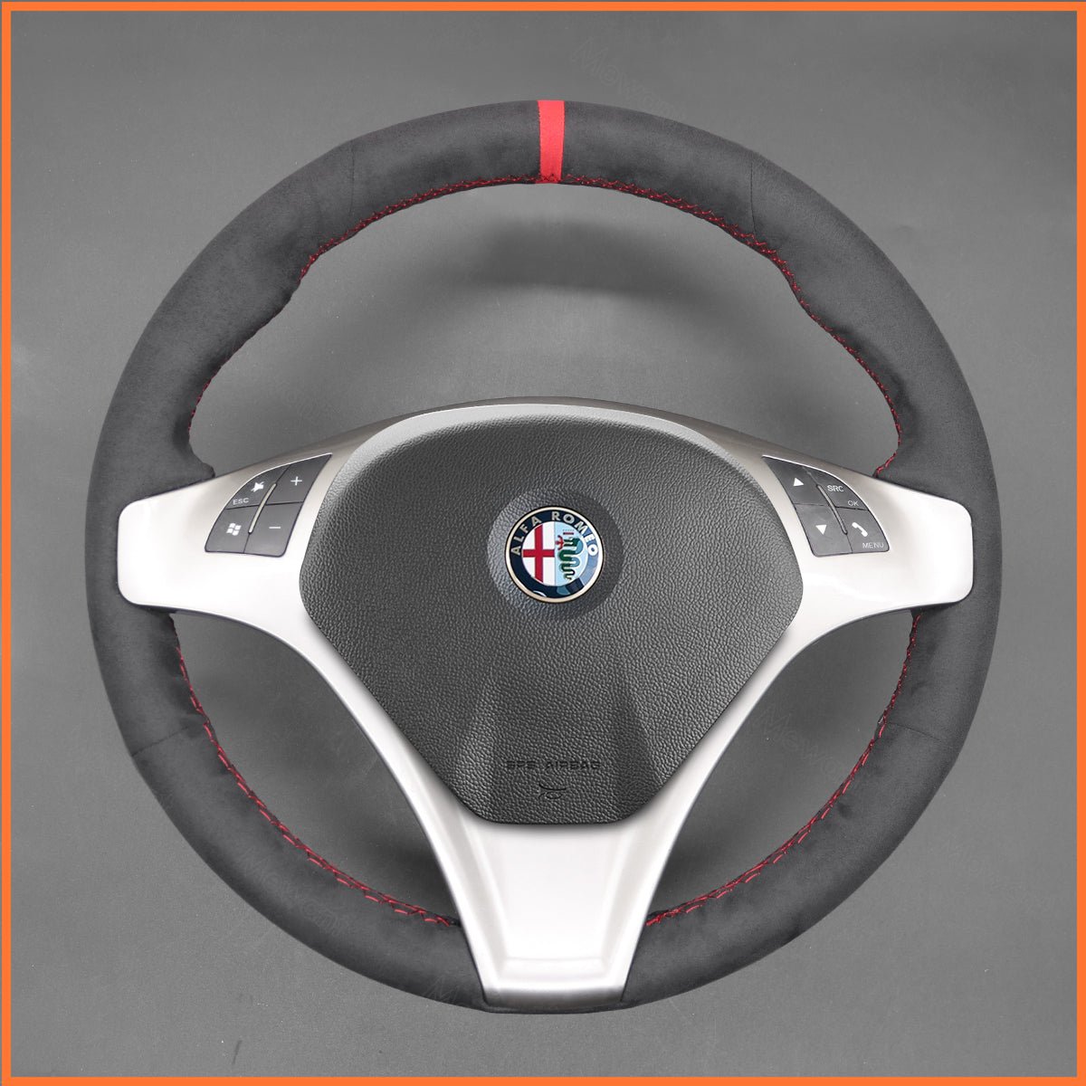 MEWANT Lenkradbezug für Alfa Romeo Giulietta 2010 - 2014 / MiTo 2008 - 2015 - Mewant.de
