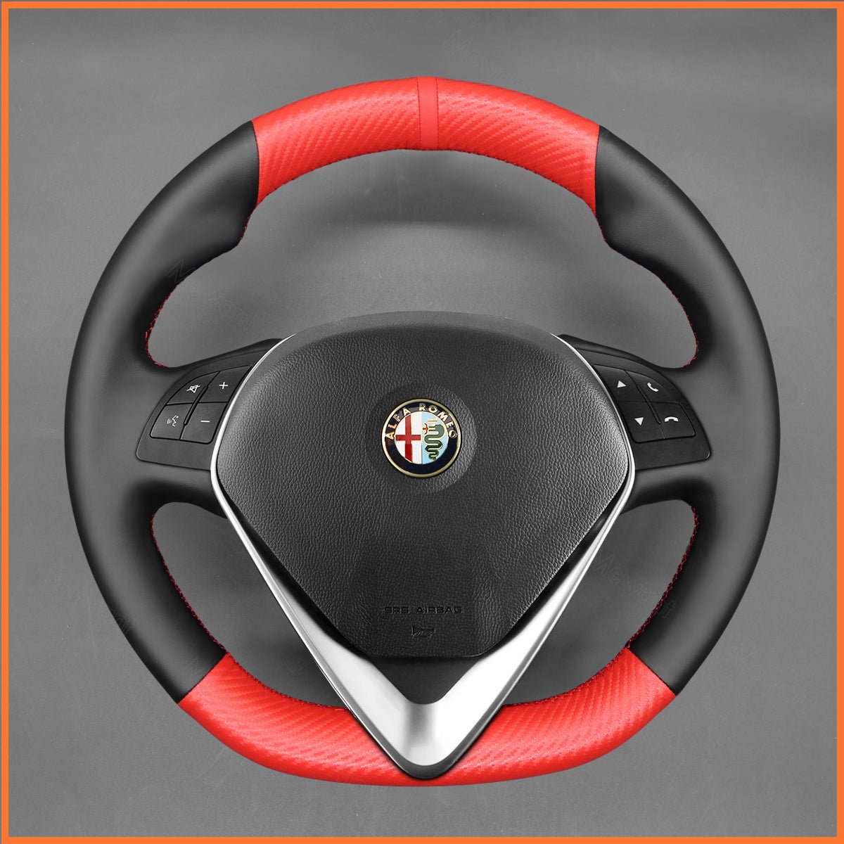 MEWANT Lenkradbezug für Alfa Romeo Giulietta 2014 - 2021 / MiTo 2014 - 2019 - Mewant.de