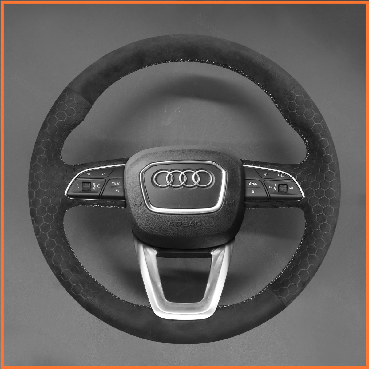 MEWANT Lenkradbezug für Audi A3 (8Y) A4 A5 S3 S4 S5 RS Q2 SQ2 Q3 Q5 Q7 Q8 - Mewant.de