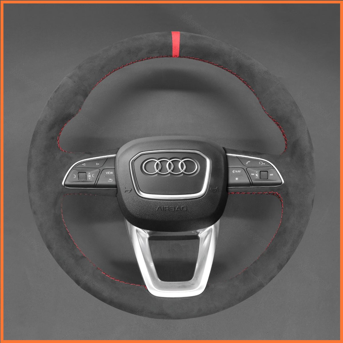 MEWANT Lenkradbezug für Audi A3 (8Y) A4 A5 S3 S4 S5 RS Q2 SQ2 Q3 Q5 Q7 Q8 - Mewant.de