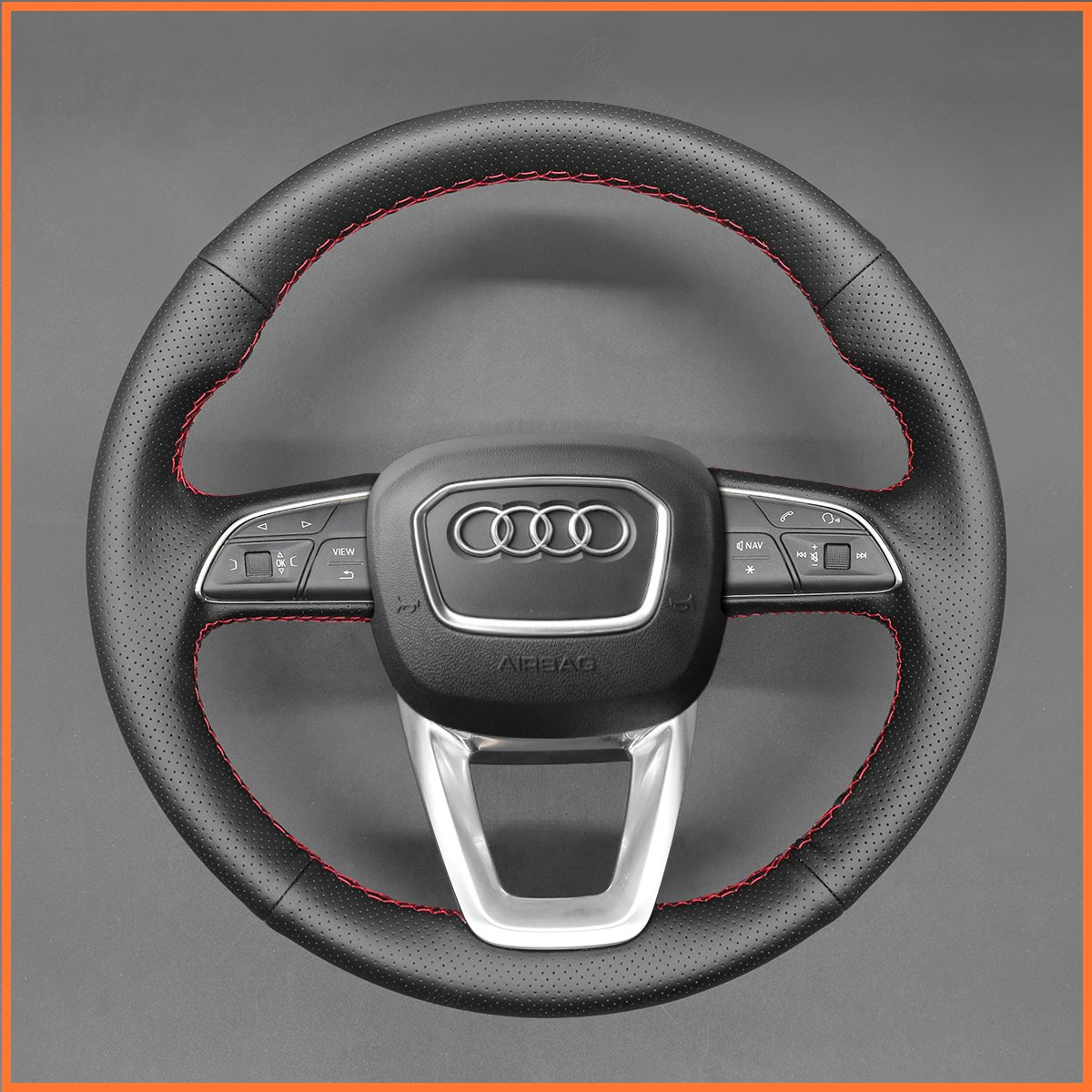 MEWANT Lenkradbezug für Audi A3 (8Y) A4 A5 S3 S4 S5 RS Q2 SQ2 Q3 Q5 Q7 Q8 - Mewant.de