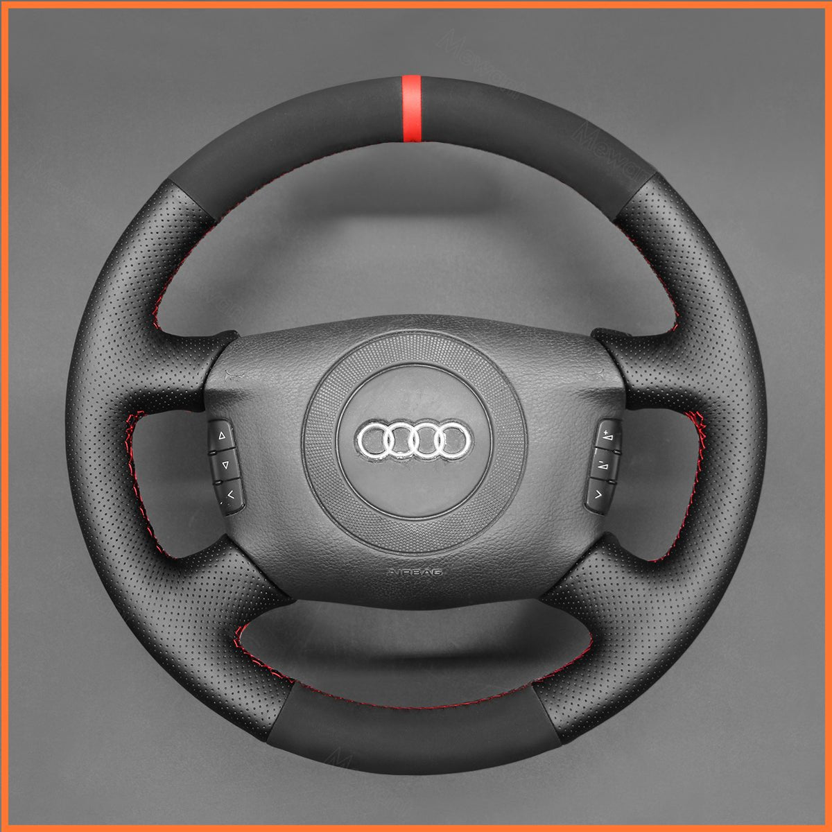 MEWANT Lenkradbezug für Audi A4 2002 - 2005 / A6 / A8 A8 L 1999 - 2004 / Allroad 2001 - 2005 / S4 2004 - 2006 - Mewant.de