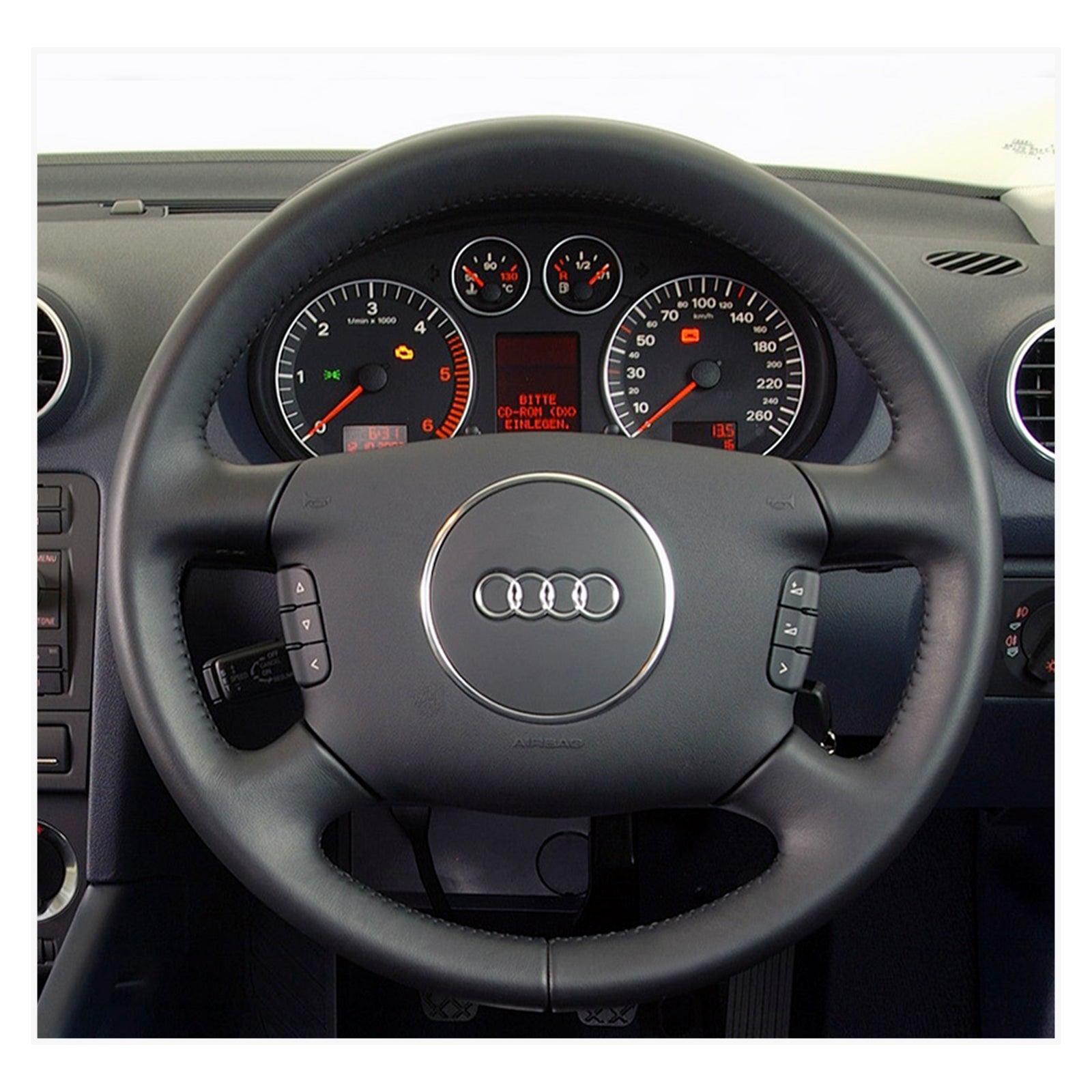 MEWANT Lenkradbezug für Audi A4 2002 - 2005 / A6 / A8 A8 L 1999 - 2004 / Allroad 2001 - 2005 / S4 2004 - 2006 - Mewant.de