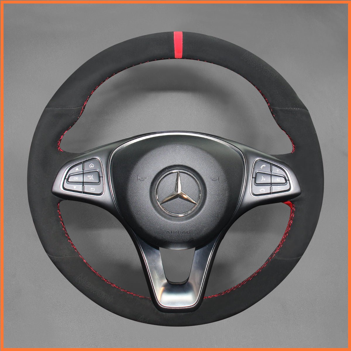 MEWANT Lenkradbezug für Benz A - Class B - Class C - Class CLA - Class CLS - Class E - Class (W213) EQV (W447) GLC - Class (X253/C253) GLE - Class (W166/C292) (W470) - Mewant.de