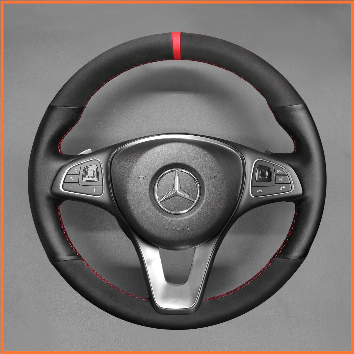 MEWANT Lenkradbezug für Benz A - Class B - Class C - Class CLA - Class CLS - Class E - Class (W213) EQV (W447) GLC - Class (X253/C253) GLE - Class (W166/C292) (W470) - Mewant.de