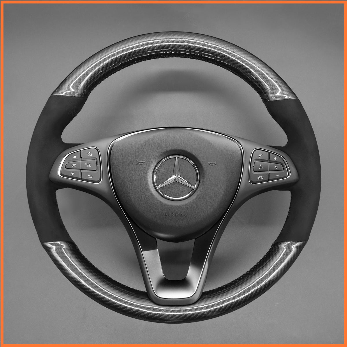 MEWANT Lenkradbezug für Benz A - Class B - Class C - Class CLA - Class CLS - Class E - Class (W213) EQV (W447) GLC - Class (X253/C253) GLE - Class (W166/C292) (W470) - Mewant.de