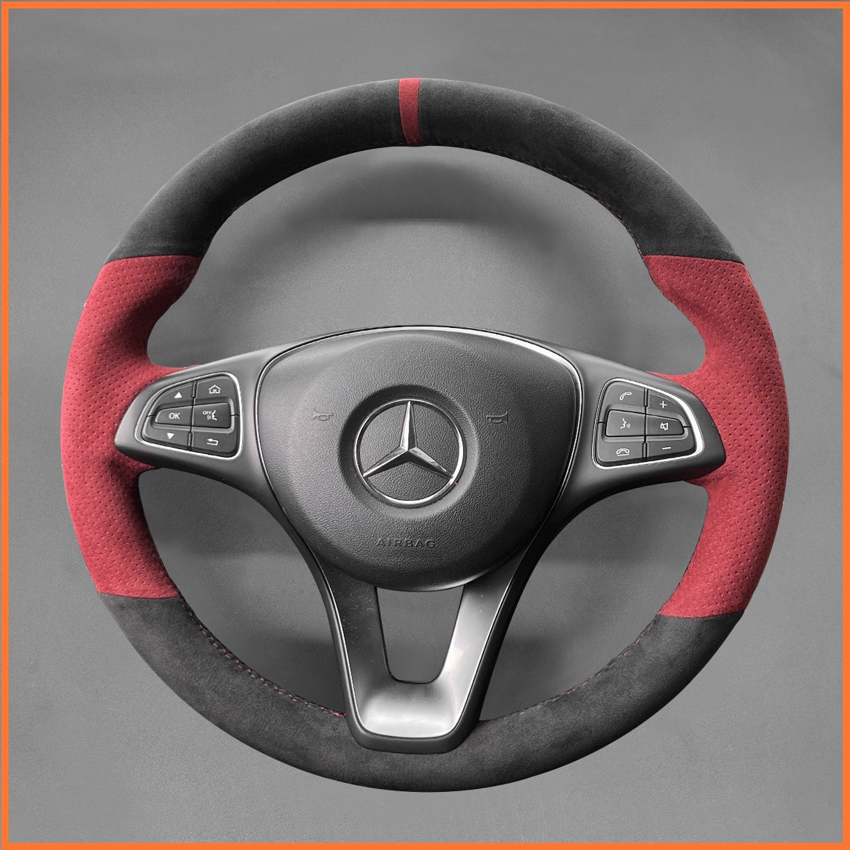 MEWANT Lenkradbezug für Benz A - Class B - Class C - Class CLA - Class CLS - Class E - Class (W213) EQV (W447) GLC - Class (X253/C253) GLE - Class (W166/C292) (W470) - Mewant.de