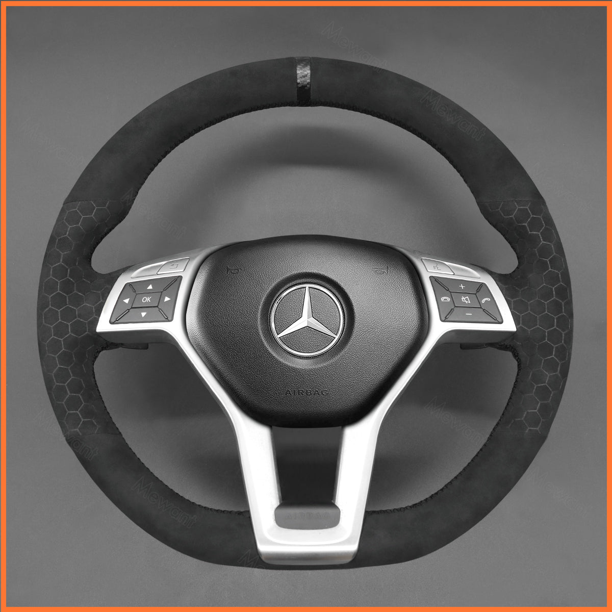 MEWANT Lenkradbezug für Benz C - Class W204 E - Class W212 CLS - Class C218 GLA 45 AMG X156 SL - Class R231 SLK - Class R172 - Mewant.de