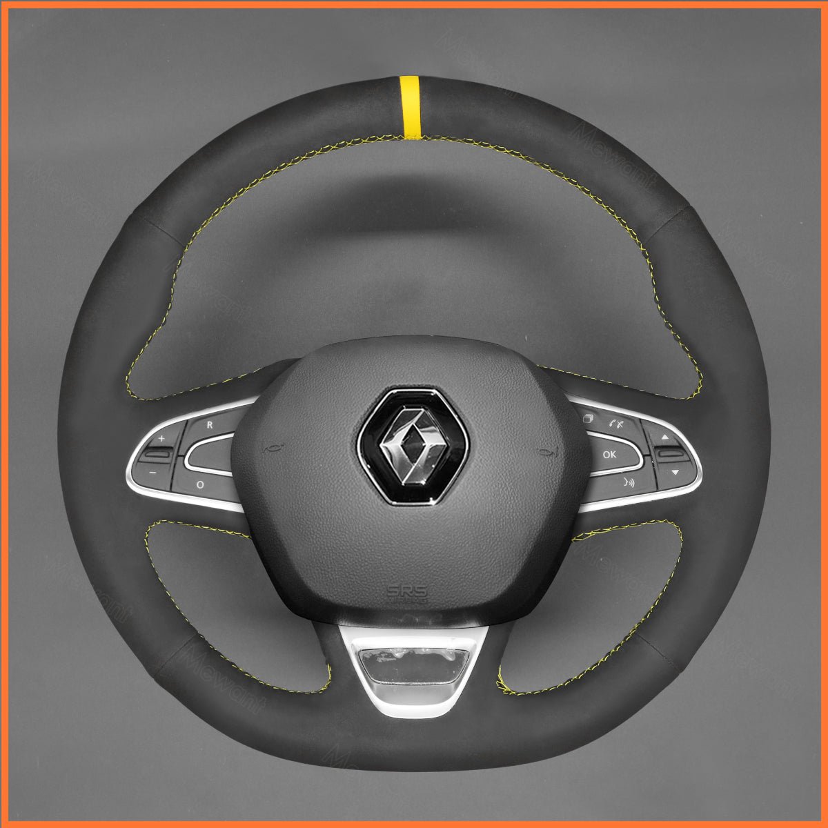 MEWANT Lenkradbezug für Renault Megane 4 / Scenic 4 / Kadjar / Talisman / Renault Samsung QM6 / SM6 2016 - 2019 - Mewant.de