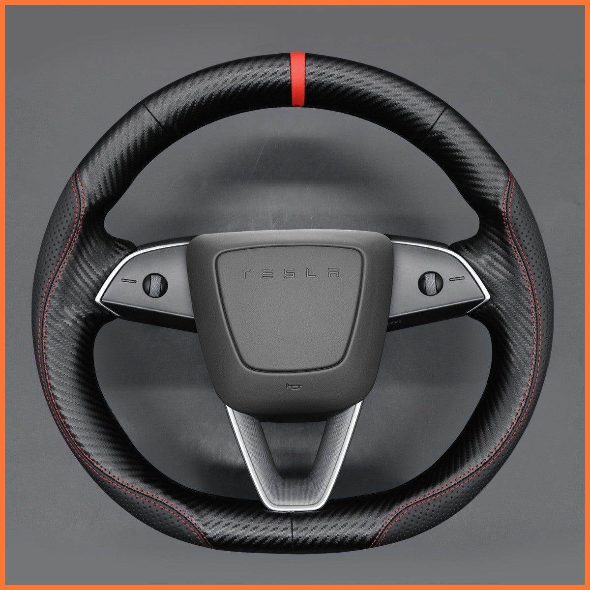 MEWANT Steering Wheel Cover for Tesla Model 3 Highland 2023-2025 / Tesla Model Y 2025
