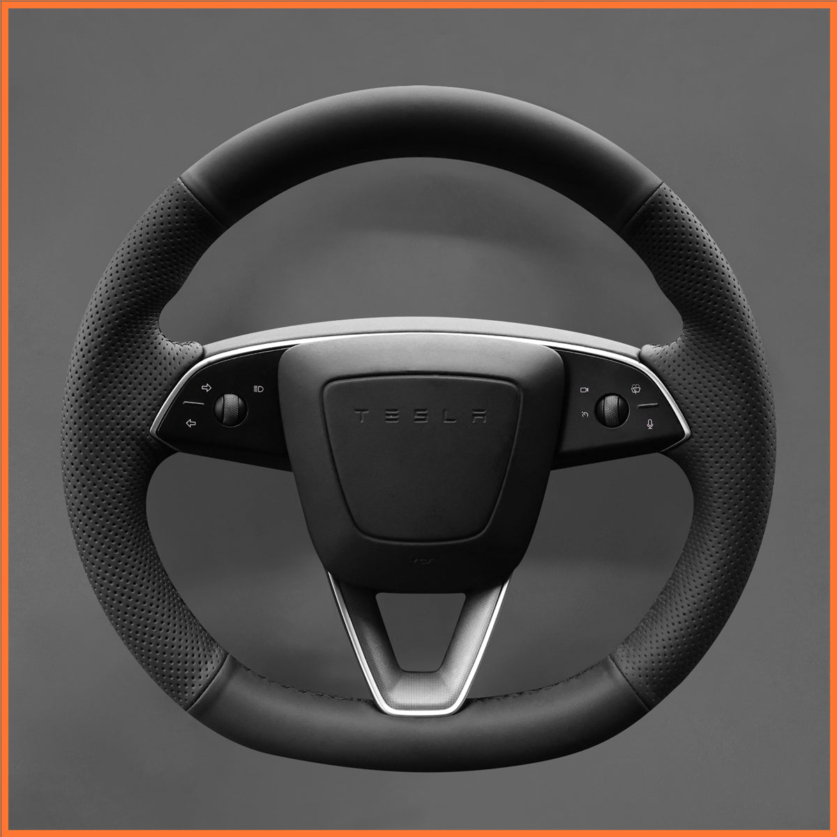 MEWANT Lenkradbezug für Tesla Model 3 Highland 2023-2025 / Model Y 2025