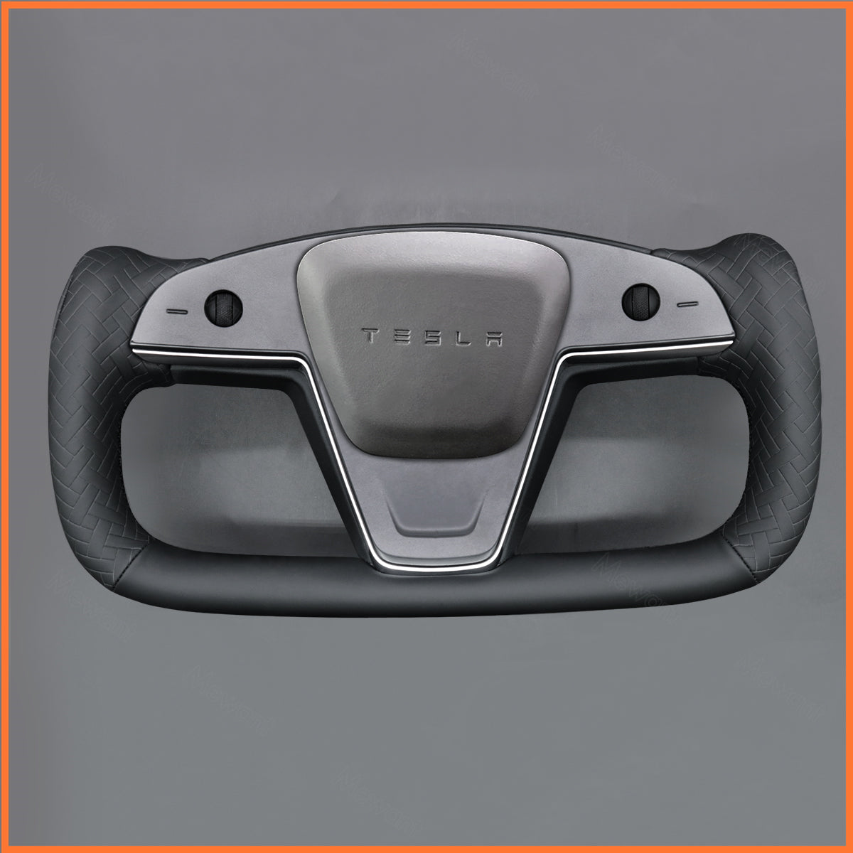 MEWANT Steering Wheel Cover for Yoke Steering Wheel Tesla Model S 2022-2023 / Model X 2022-2023
