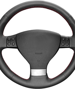 MEWANT Steering Wheel Cover for Golf Polo Jetta Passat Tiguan Touran Caddy 2003-2009
