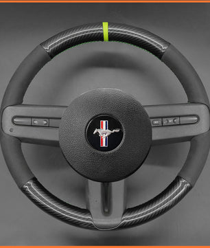 MEWANT Steering Wheel Cover for Ford Mustang 2005-2012